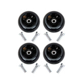 Stens deck wheel kit front view showing four wheels and part number for easy identification