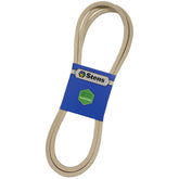 Stens front packaging showing replacement belt and part number, ensures correct match
