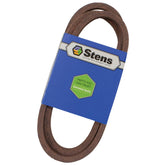 Stens front packaging showing belt model and quick verification benefits