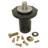 Stens spindle front view showing housing and shaft for precise deck fit