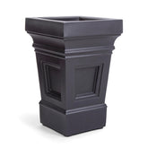 Step2 Atherton front view showing sleek onyx black finish and square shape, adds visual height