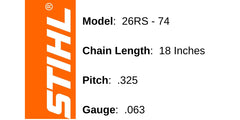 Close-up of Stihl chromized cutter teeth demonstrating wear resistance for longer service life