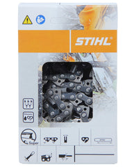 Stihl 33RS72 front packaging showing model and benefits