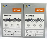 Stihl chain pack front view showing brand and packaging benefit of genuine OEM parts