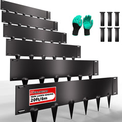 STIRLINGEAR front packaging of 10 inch garden edging shows kit contents and benefits