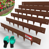 STIRLINGEAR front view panel showing finished garden edge and tidy border benefit