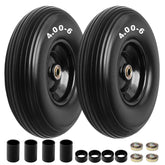 Storystore front view wheel assembly showing durable flat-free design and longevity