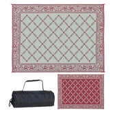 Stylish Camping folded mat front view showing compact storage and portability