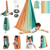 SUCHDECO sensory swing front view showing cocoon shape and comfort