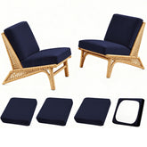 SUKAIKEQA front view of four cushion covers showing tidy fit and color