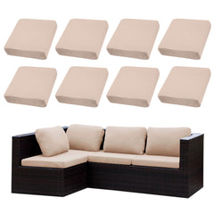 SUKAIKEQA front view showing fitted patio sofa covers and refreshed look