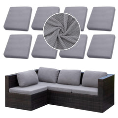 SUKAIKEQA front view on patio sofa showing refreshed look and easy upgrade