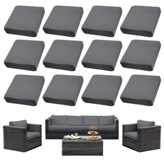 SUKAIKEQA front view on patio sofa showing renewed, cohesive look