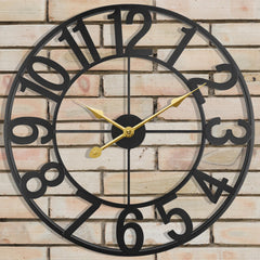 SUKYING front view large clock showing industrial style and clear numerals