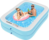 Sumbee front view of rectangular pool showing spacious layout and easy setup