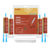 Sumkat front packaging showing four 30g syringes and product benefit