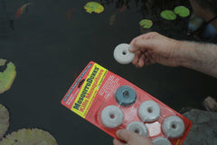 Summit close-up of dunk tablets showing texture and long-release benefit