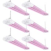 Sunco front view of 2FT 20W six-pack with even light distribution