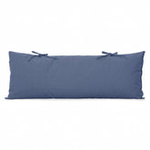 SUNCREAT front view of navy extra-large hammock pillow showing full length and shape