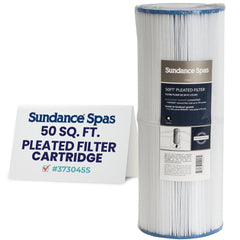 Sundance front view of replacement 50ft filter showing correct OEM shape and fit