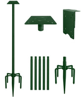 Sungaryard assembled pole front view showing stable support and neat design