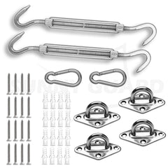 SUNNY GUARD kit laid out showing all components and assembly benefits