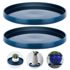 Sunnychicc front view of blue saucers protecting surfaces