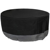 Sunnydaze Decor front view of 60-inch cover protects fire pit