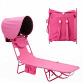 SUNNYFEEL front view with canopy showing shade and reclining comfort