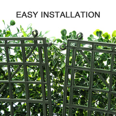 Sunnyglade close-up of boxwood leaf texture highlighting realistic look and durable material