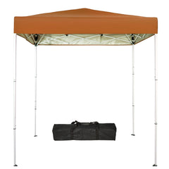 Sunnyglade front view canopy tan showing instant shade benefit
