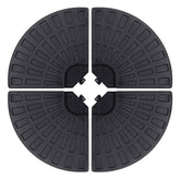 Sunnyglade fan base front view showing stable cross placement and secure hold