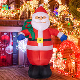 Sunnyglade Santa front view showing tall festive yard presence and curb appeal