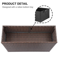 SUNNYPARK planter placed on balcony with plants showing space-saving and aesthetic benefit