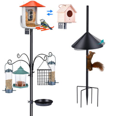 Sunoble assembled pole front view showing full height and stability benefits