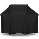 SunPatio front view of grill cover fits Weber Genesis, protects from weather