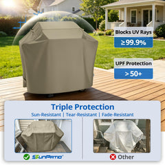 SunPatio handles and adjustable straps close-up for easy removal benefit
