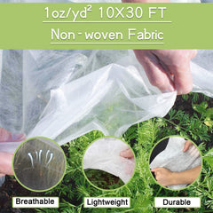SUNPRO closeup of 1 oz/yd² non-woven fabric showing breathable texture for healthy growth
