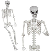 SUNREEK front view full-body skeleton shows life-size realism and instant spooky atmosphere