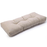 SUNROX front view of tufted bench cushion shows stylish comfort