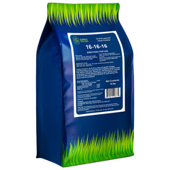 Supply Solutions front packaging showing 10 lb bag and blue grass design, clear product ID