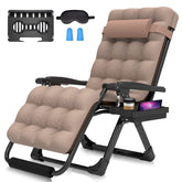 Suteck front view of XL chair showing sturdy frame and cushion comfort