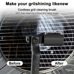 Suteng adjustable head angled cleaning between grill bars to reach hard-to-access areas