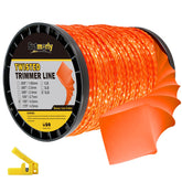 Sutmorly front spool view showing compact commercial reel and easy storage benefit