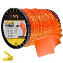 Sutmorly front spool view showing compact commercial reel and easy storage benefit