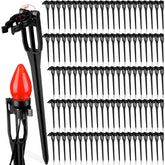 Suzile front pack of 100 stakes showing quantity and black finish for quick setup