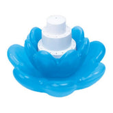 Swimline Blossom front view showing floating fountain and neat spray for peaceful ambiance