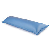 Swimline front view of light blue air pillow showing shape and protection