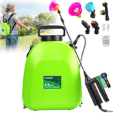 Sylsmart backpack sprayer front view showing tank and ergonomics for easier yard work