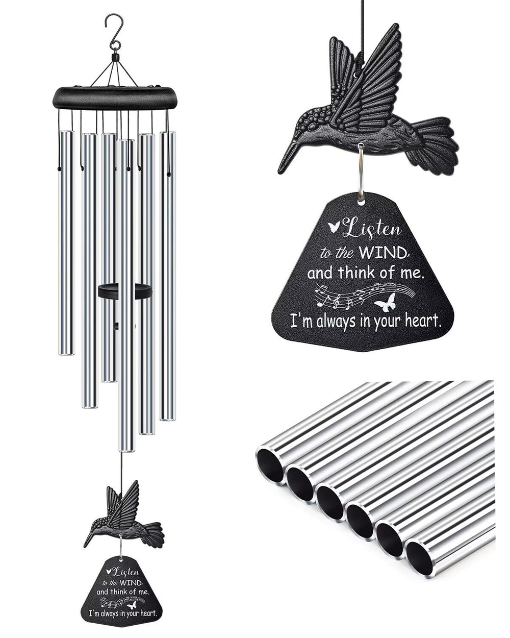 Synhonty front packaging showing memorial chime in gift box and elegant presentation